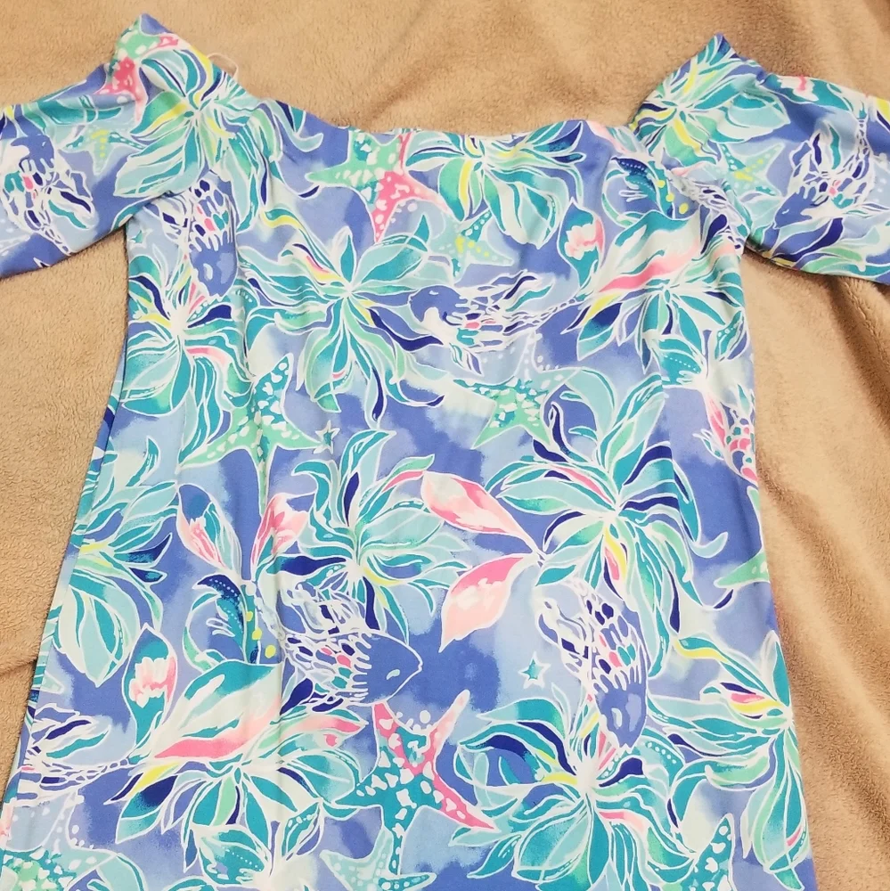 Lilly Pulitzer Laurana Dress Bennet Blue - Picture 5 of 6